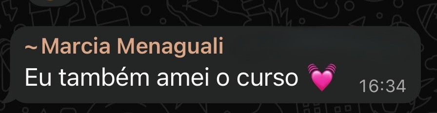 Depoimento real de aluna formada recomendando a formação presencial